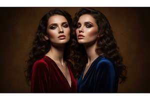 Portrait of two women with similar, a Beauty & Fashion Photo by Igor Tichonow