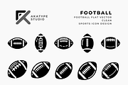 Football Icon, an Icon by Akatype Studio (Thumbnail 1 of 3)