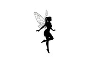 Magical Fairy Silhouette Bundle, an Illustration by jahid234 (Thumbnail 20 of 51)