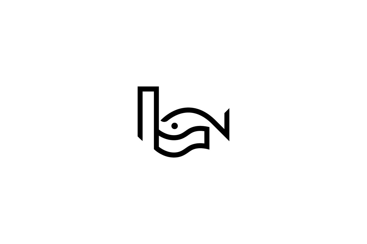 Minimalist Fish & Wave L Letter Logo, a Branding & Logo Template by arhabib (Photo 13 of 14)