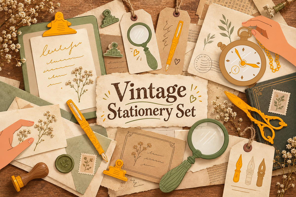 Planner & Stationery Clipart, an Education Illustration by Anna Studio (Photo 6 of 11)