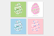 Happy Easter Greeting Card Template, a Card Template by Greeek (Thumbnail 1 of 5)