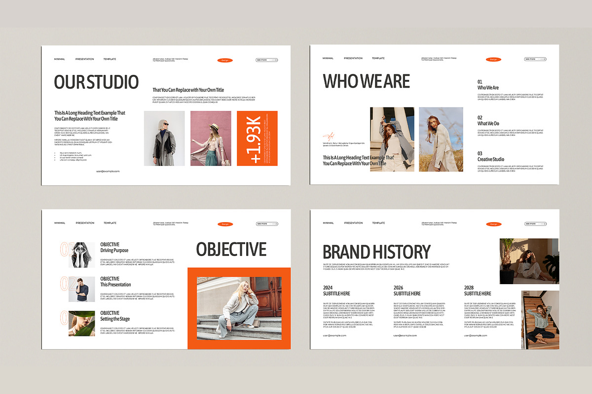 Minimal Portfolio Presentation preview 3