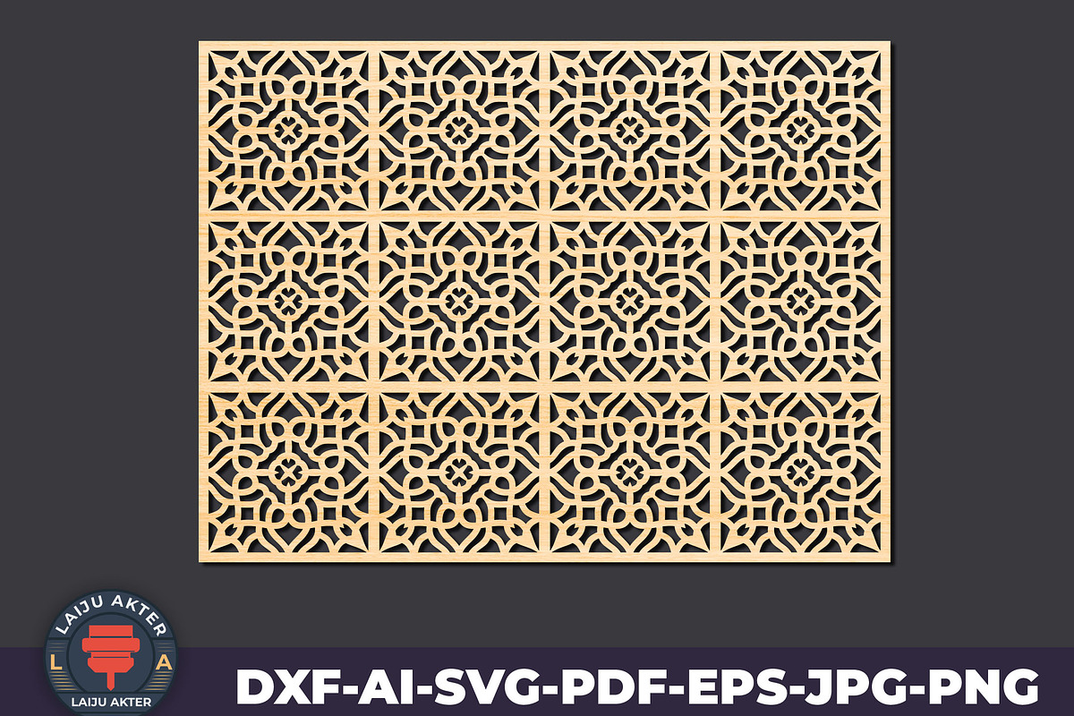 Ornament Pattern SVG for Cutting, an Illustration by LaijuAkter (Photo 2 of 2)