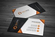 Professional Corporate BusinessCards, a Business Card Template by Galaxiya (Thumbnail 4 of 8)