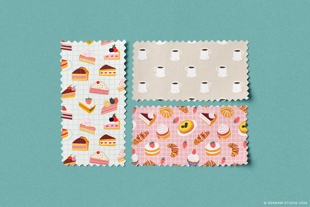 Café Collection: Graphics & Patterns, a Pattern Graphic by Dedraw Studio (Photo 13 of 15)