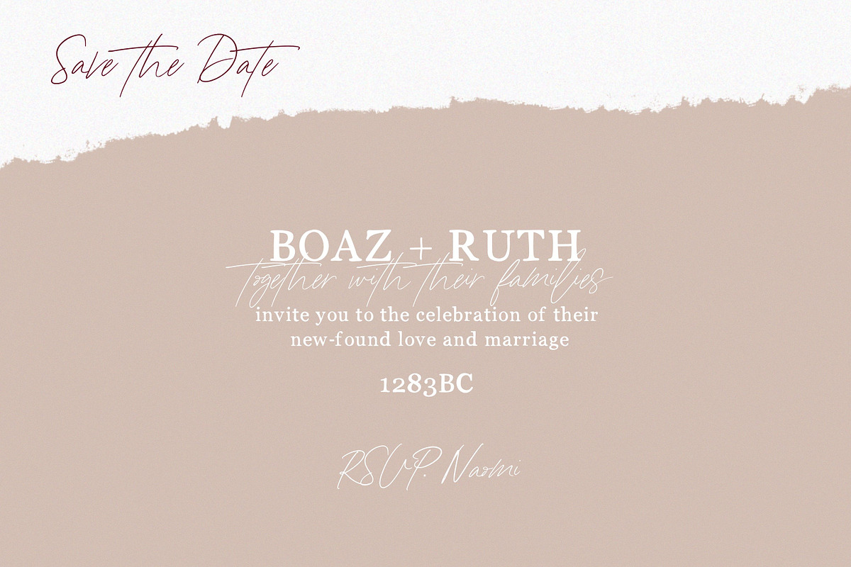 Hallelujah Script | Handwritten Font preview 3