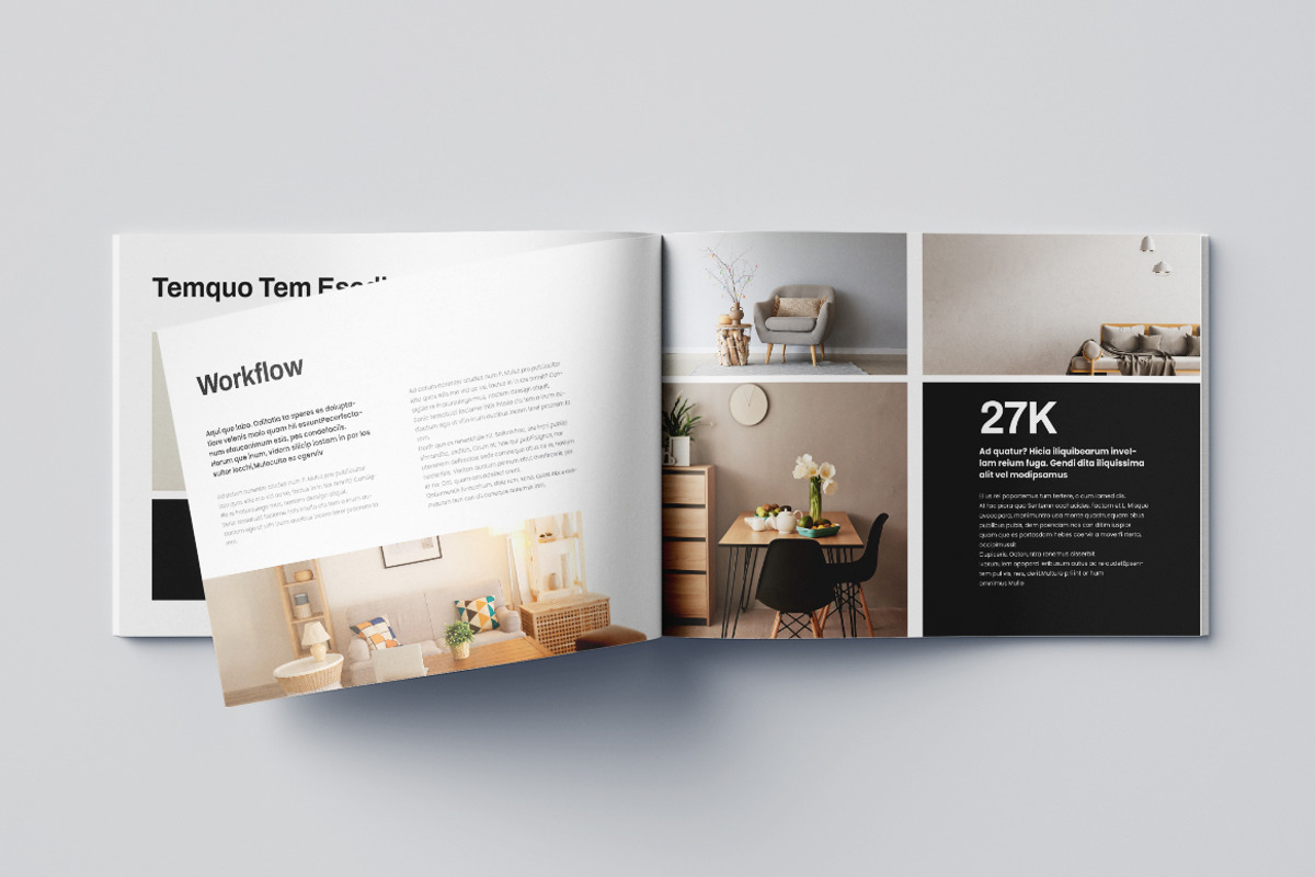 Design Portfolio Landscape Template, a Brochure Template by Pixelpick (Photo 5 of 9)