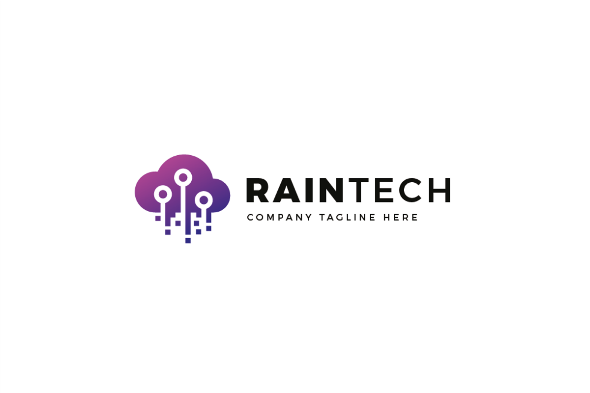 Rain Tech Logo, a Branding & Logo Template by ehaezer (Photo 2 of 6)