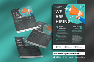 Creative Recruitment Flyer Template