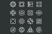16 Abstract Icons, a Branding & Logo Template by Youhhou (Thumbnail 2 of 4)