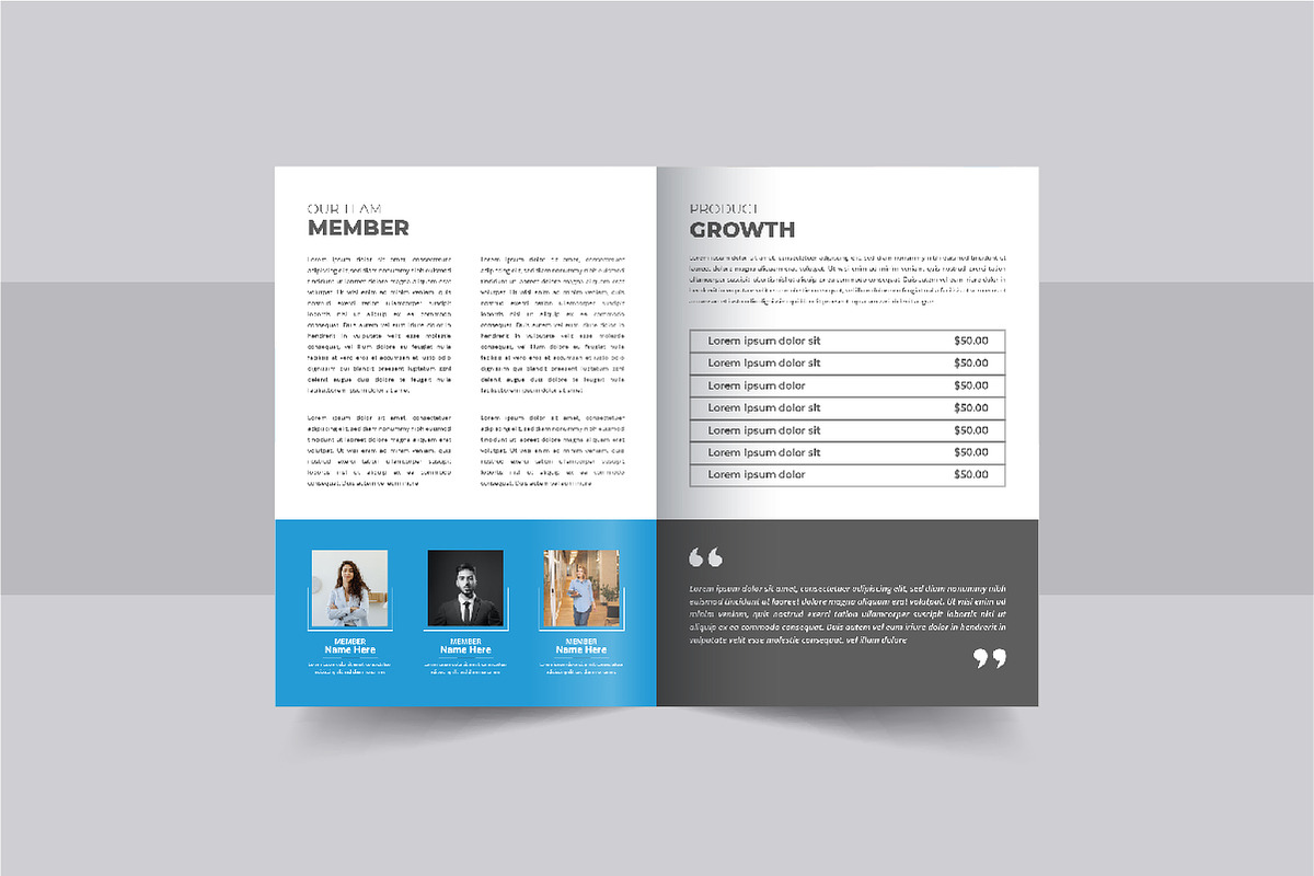 Company white paper design template, a Brochure Template by Pavel_design (Photo 7 of 9)