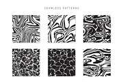 Liquid Seamless Patterns Set, a Pattern Graphic by Curly_Pat (Thumbnail 2 of 5)
