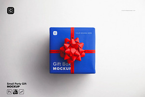 Small Party Gift Mockup