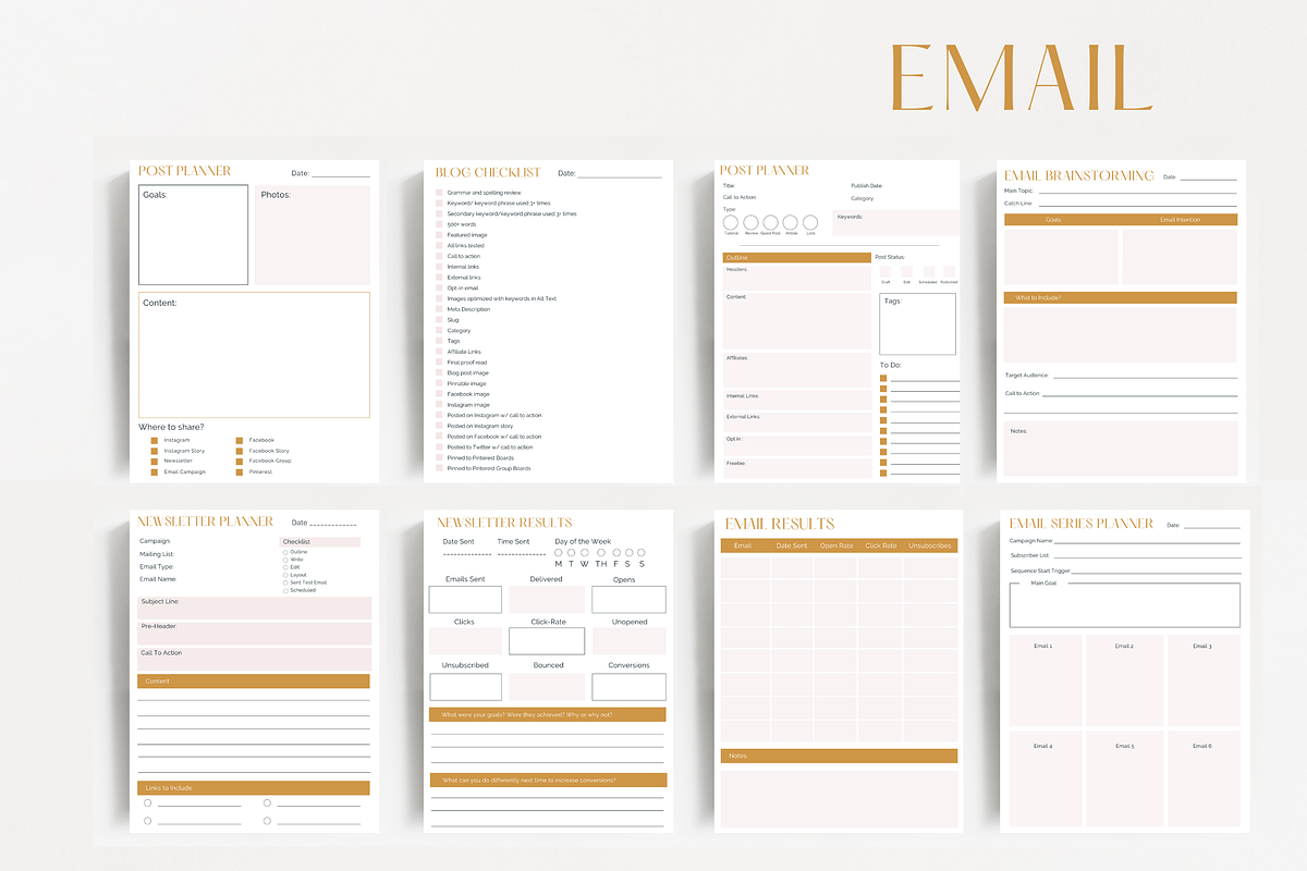 2023 Blogging Planner, a Stationery Template by Marketing Templates Co. (Photo 6 of 11)