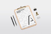 Clipboard With A4 Poster Mockup, a Books & Magazine Mockup by WebAndCat (Thumbnail 3 of 12)