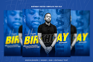 Birthday Flyer Template