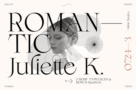 JULIETTE — 2 FONTS + 1 SYMBOL FONT