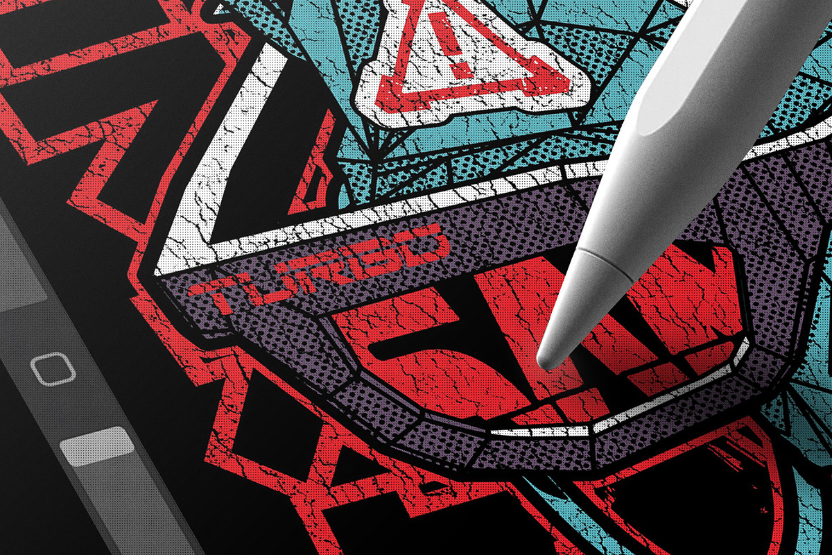 Vintager Procreate Brush Set, a Brush Add-On by jorgetiradoart (Photo 2 of 8)