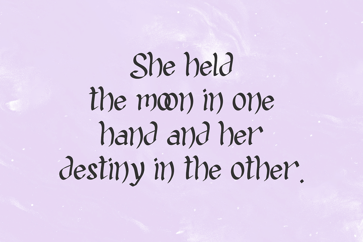 Witchlore Display Font, a Handwritten Font by Beck McCormick (Photo 7 of 10)