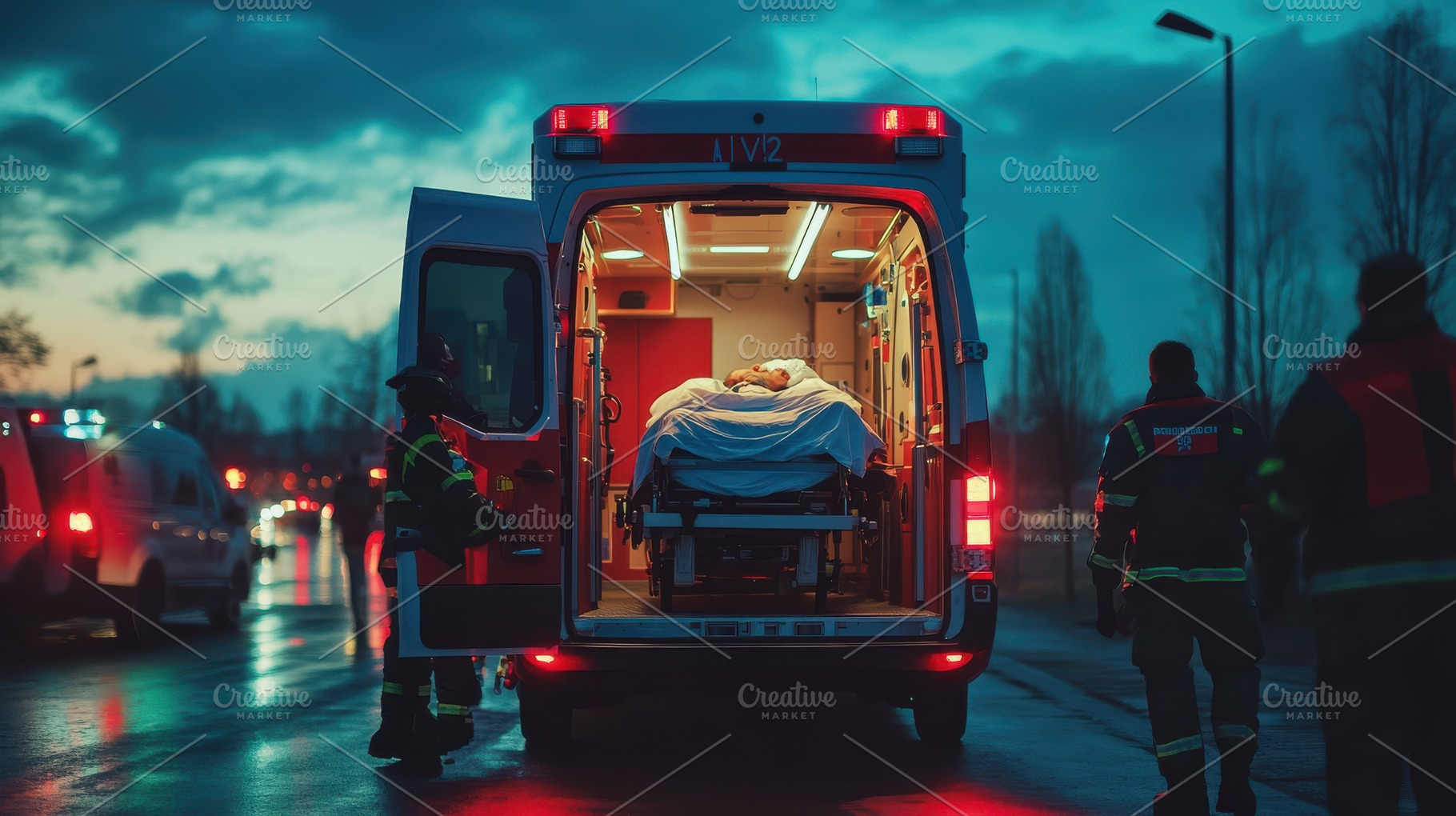 Emergency Response: Ambulance at Dus, a Health & Medical Photo by Pixeness Studio