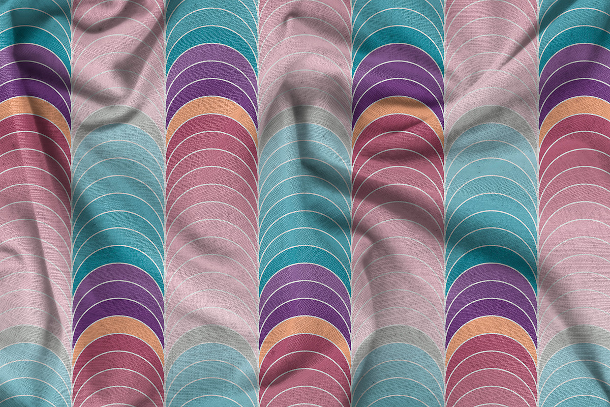 3D Wavy Geometric Pattern, a Pattern Graphic by StudioGemen (Photo 3 of 10)