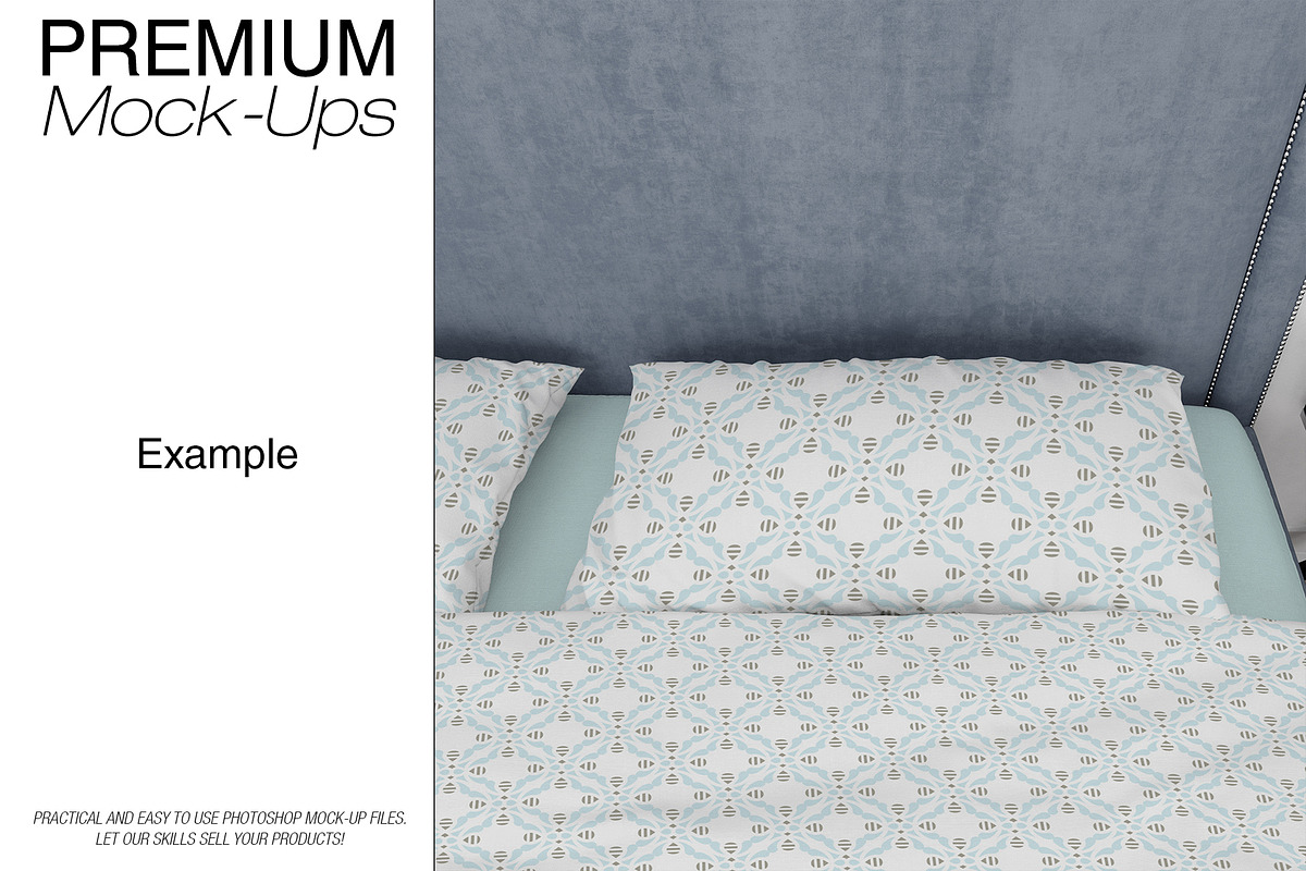Bedding Mockups - Duvet Sheet Shams, a Product Mockup by mock-ups (Photo 16 of 22)