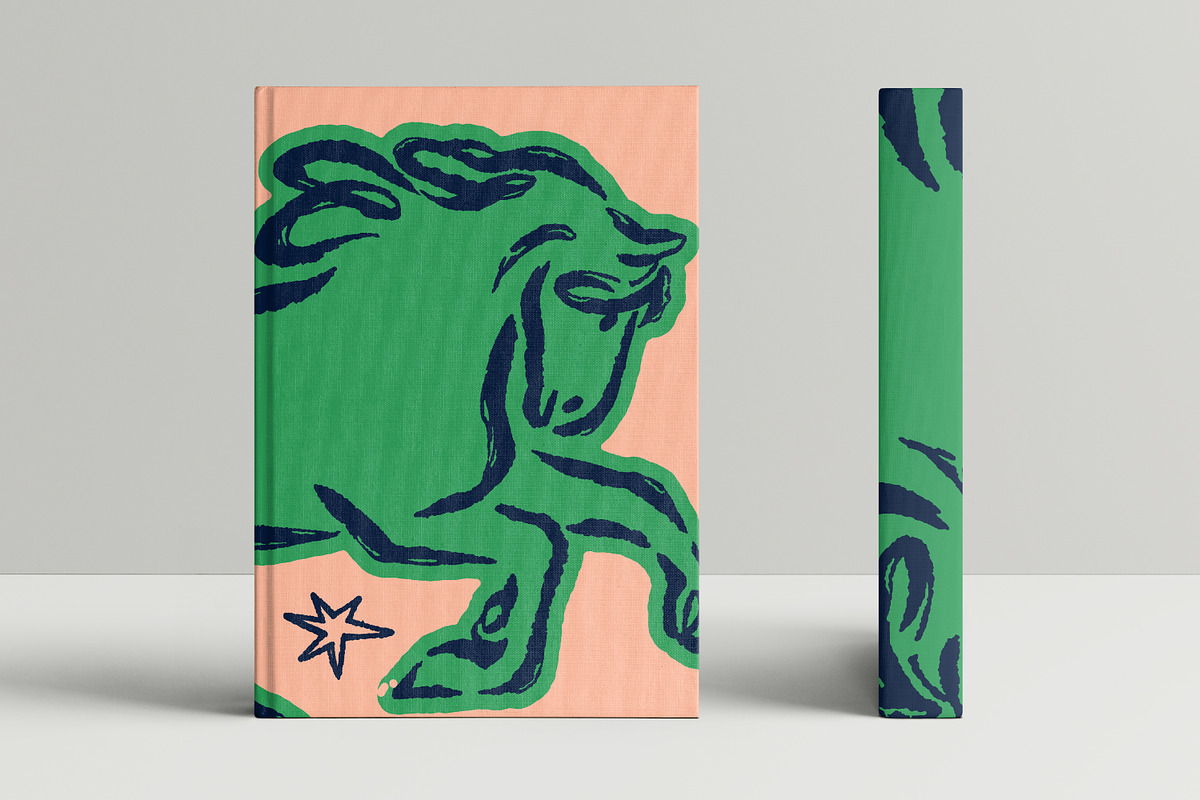 Doodle, scribble horse posters set, an Animal Illustration by Good Studio (Photo 6 of 11)