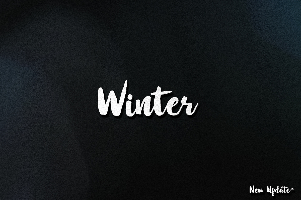 Winter Brush, a Script Font by Barland Design (Photo 9 of 9)