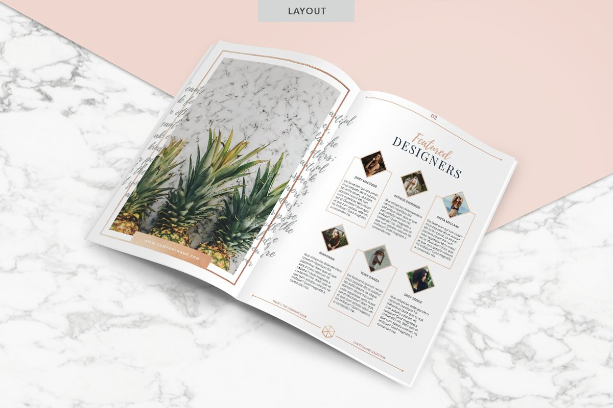 ROSE GOLD Magazine | PPT, a Presentation Template by Marigold Studios (Photo 8 of 8)