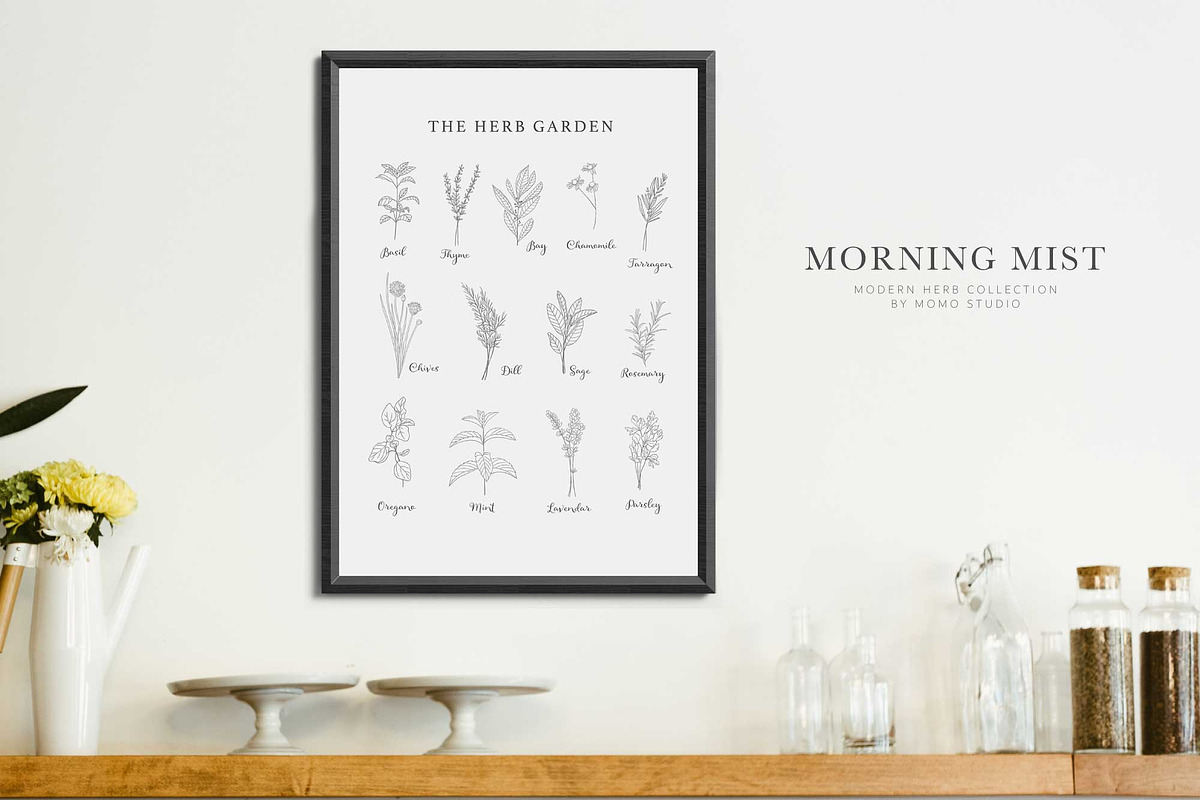 Morning Mist - Herb Collection, a Decorative Illustration by Momo Studio (Photo 15 of 18)