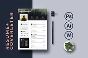 Modern Resume CV Template Design, a Resume Template by Blackcloud_Creations (Thumbnail 8 of 8)
