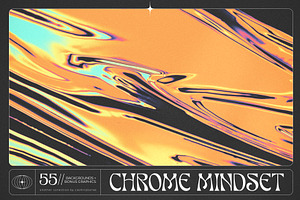 Chrome Backgrounds + Graphics, a Background Graphic by CarmineType