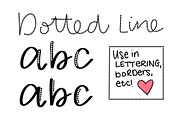 Dashed & Dotted BuJo Brushes, a Brush Add-On by Nicole Dawn Design (Thumbnail 4 of 4)