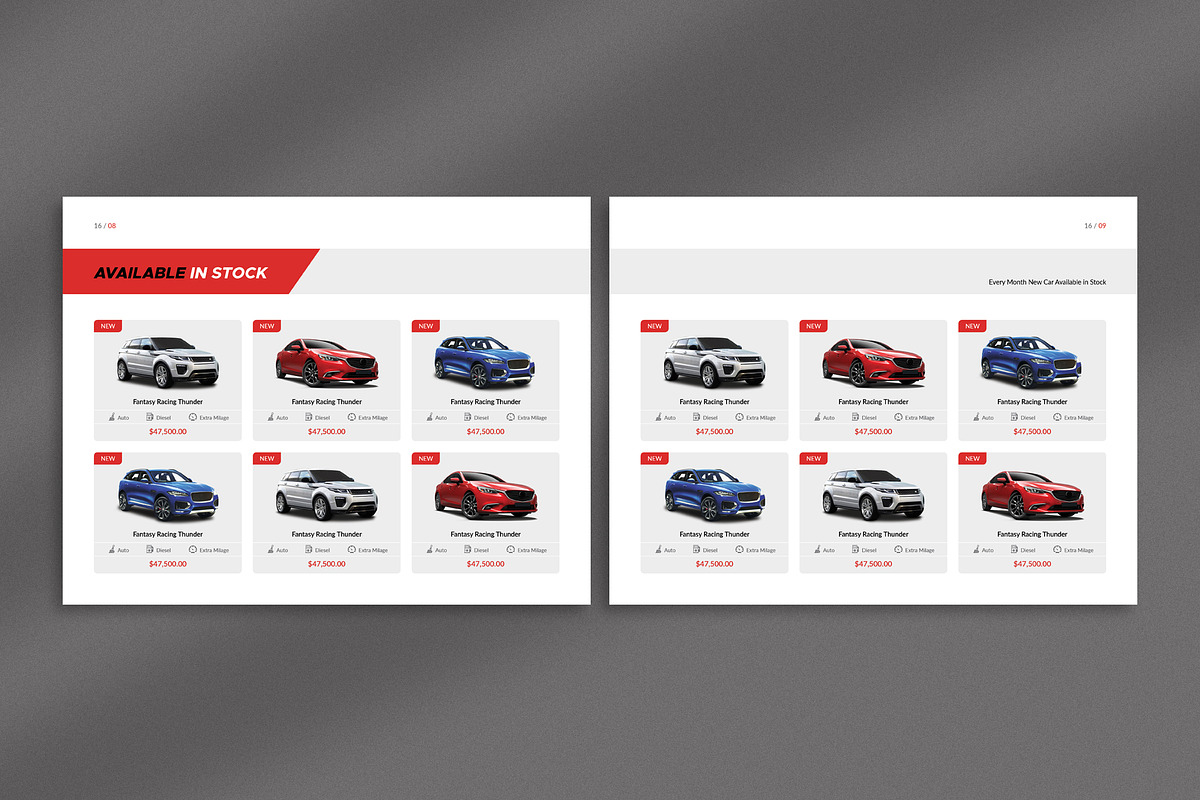 Car Brochure + Powerpoint Template, a Brochure Template by Orcshape Studio (Photo 6 of 13)