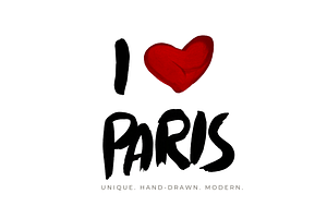 I LOVE PARIS ILLUSTRATION, a Decorative Illustration by identity.ART