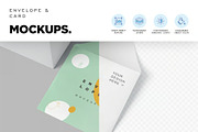 Envelope & Card Mockups, an Advertising Mockup by megostudi0 (Thumbnail 4 of 6)