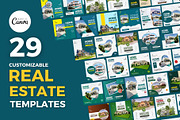 Real Estate Canva Flyer Bundle, a Social Media Template by MK Creatives (Thumbnail 1 of 2)