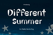 Different Summer  Fonts