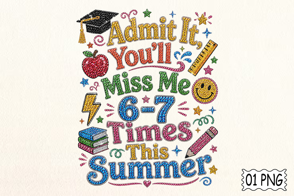 Admit It You'll Miss Me PNG, an Education Illustration by Pixels.Craft (Photo 1 of 8)