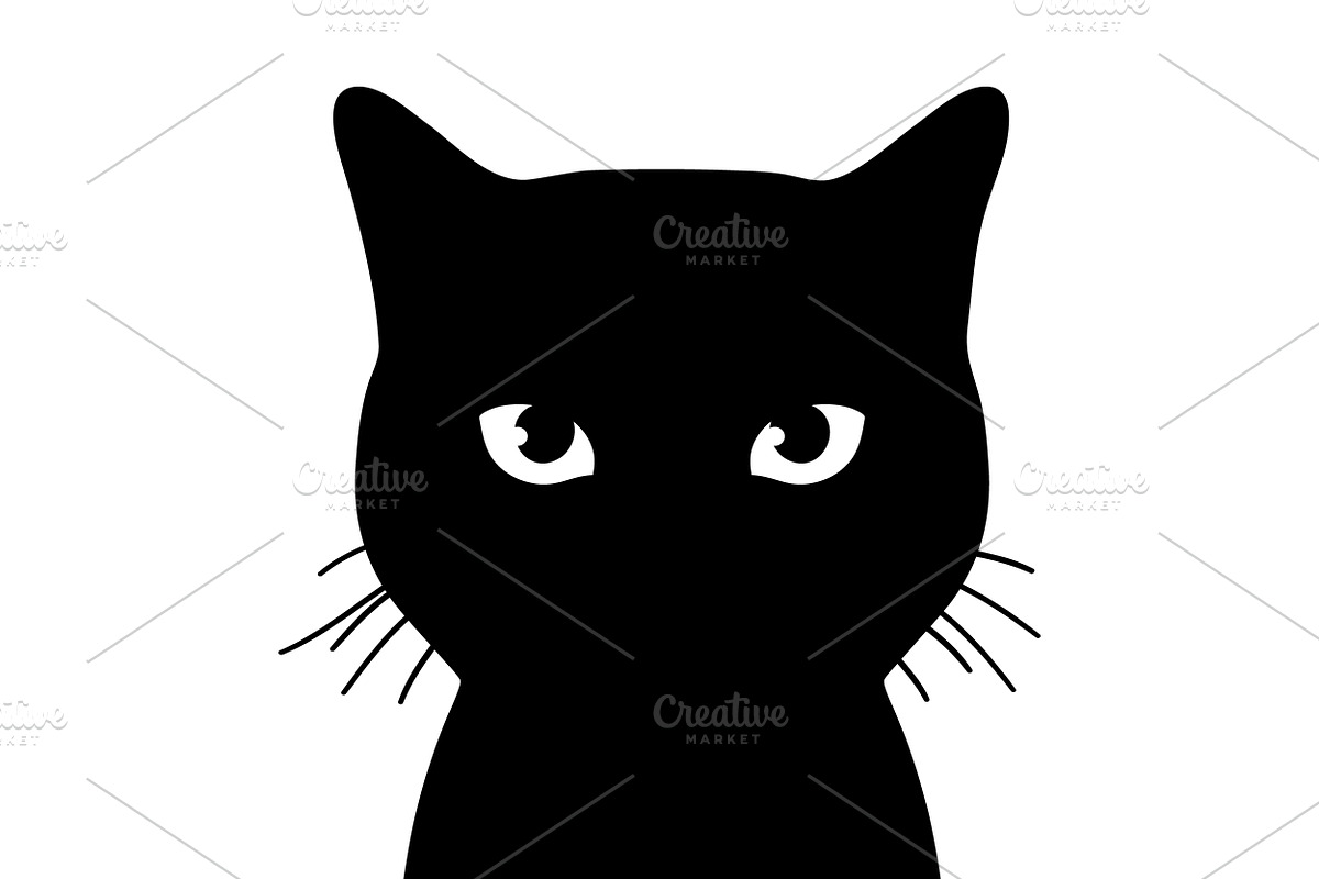 Black Cat T Shirt Design Vector, a Design Template by PsychocheArt (Photo 2 of 3)