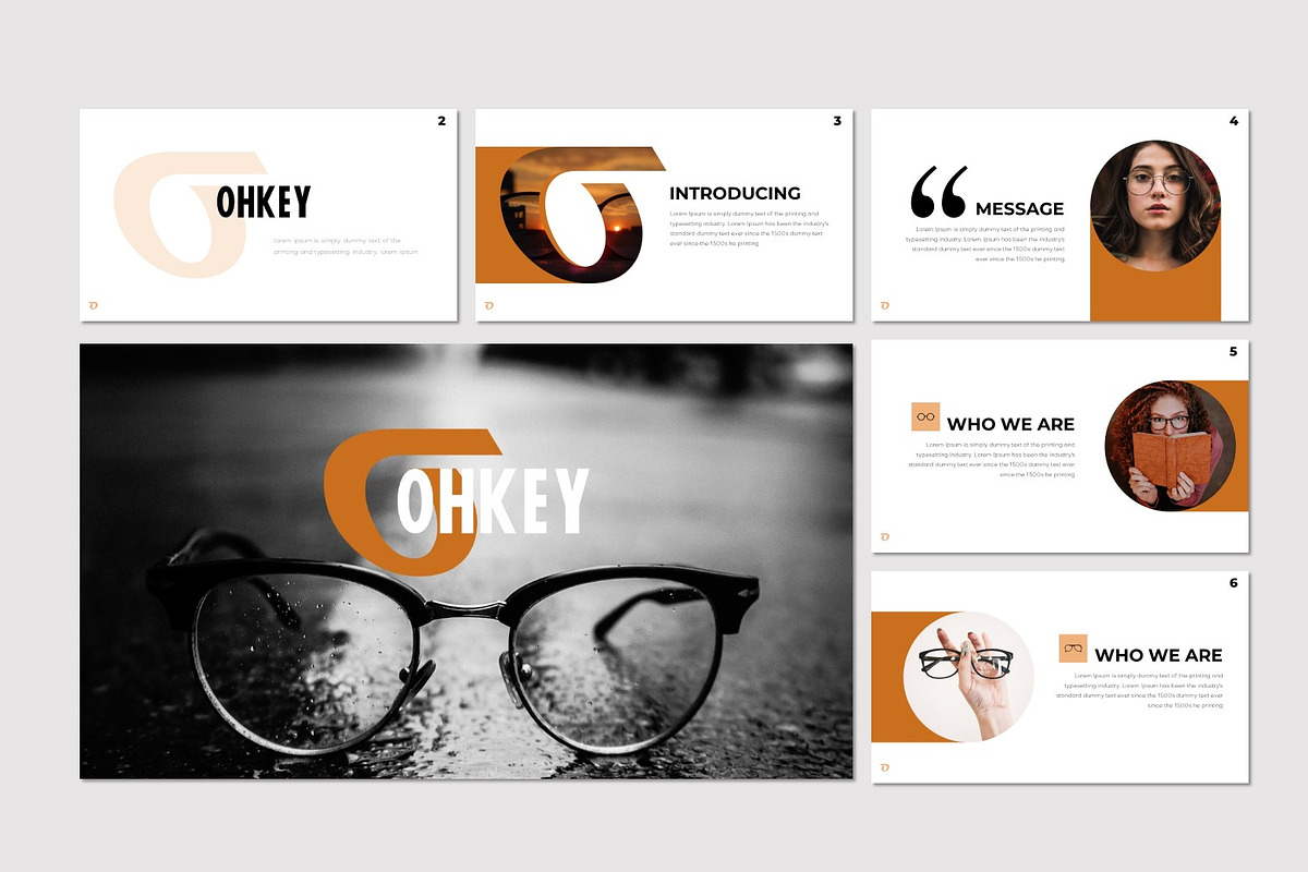 Ohkey - Keynote Template, a Presentation Template by inspirasign