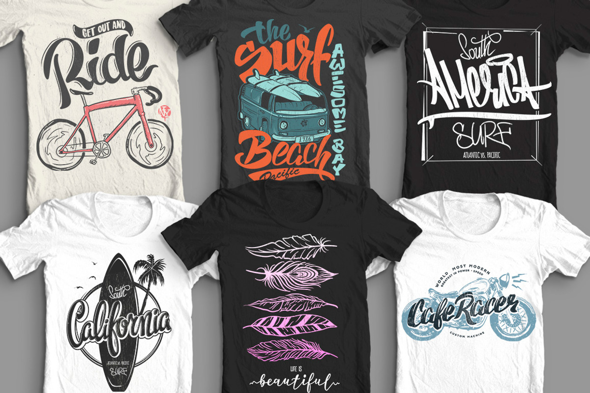 50 T-Shirt designs collection, an Illustration by Urbanshop (Photo 8 of 10)