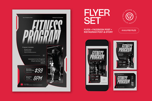 Fitness Flyer preview 4