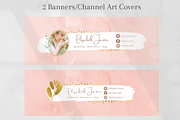 YouTube Branding Pack | CANVA, a Social Media Template by Tegefeldt Design (Thumbnail 3 of 7)