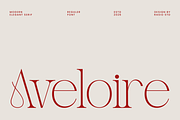 Aveloire Modern Elegant Serif Font, a Serif Font by Rasio Studio (Thumbnail 1 of 9)