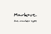 Markout Hand Drawn Marker Pen Font, a Font by Colt Type Co (Thumbnail 6 of 9)