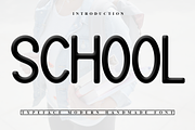 School, a Serif Font by InermediaSTUDIO (Thumbnail 1 of 7)