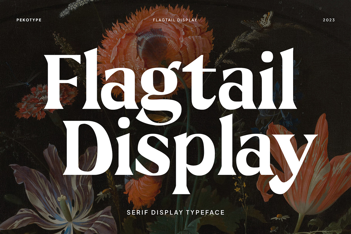 Flagtail Display - Modern Serif, a Serif Font by Pekotype (Photo 1 of 6)