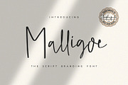 Malligoe - The Script Branding Font, a Script Font by Graphicfresh (Thumbnail 11 of 11)